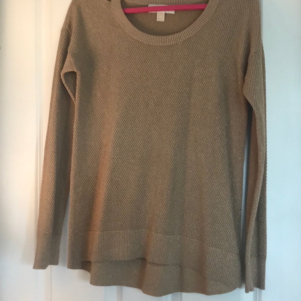 Michael Kors cold shoulder knit top